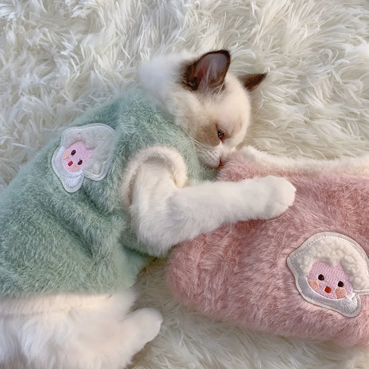 🇫🇷 Vêtements d’hiver pour chatons – Gilets chauds ou rafraîchissants pour petits chats et chiens, accessoires doux et confortables 🇬🇧 Winter Clothes for Kittens – Soft Warm or Cooling Vests for Cats & Small Dogs, Comfortable Pet Apparel