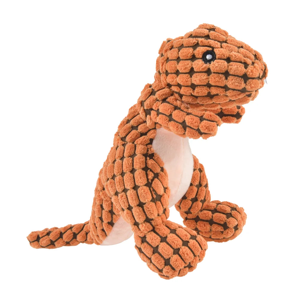 🇫🇷 Jouet dinosaure en peluche pour chiens et chats – Interactif, à mâcher, adapté aux petits chiens. 🇬🇧 Plush dinosaur toy for cats & dogs – Interactive chew toy, suitable for small dogs.