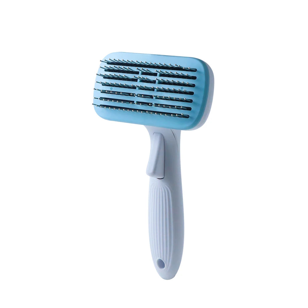 🇫🇷 Peigne anti-perte de poils pour chats et chiens – Dents douces à bouts ronds pour éviter les griffures – Outil de toilettage efficace. 🇬🇧 Cat & dog hair removal comb – Soft round needle tips prevent scratching – Effective grooming tool.
