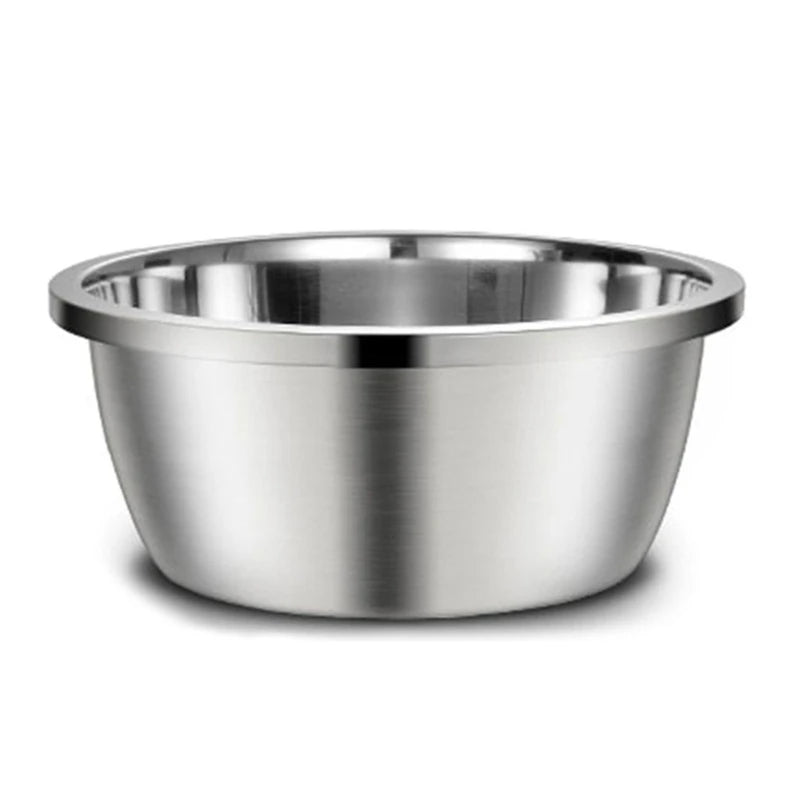 🇫🇷 Français : Gamelle ronde en acier inoxydable pour chiens – 20/24/28/30 cm – Idéale pour eau et nourriture  🇬🇧 English : Stainless Steel Dog Bowl – Round Water & Food Feeder – 20/24/28/30 cm for Small, Medium & Large Dogs