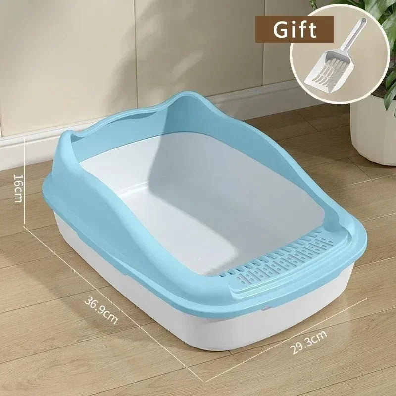 🇫🇷 Bac à Litière pour Chat – Petit Modèle, Bac à Sable Anti-Éclaboussures pour Chaton | 🇬🇧 Small Cat Litter Box – Compact Kitty Sandbox, Anti-Splash Cats Toilet