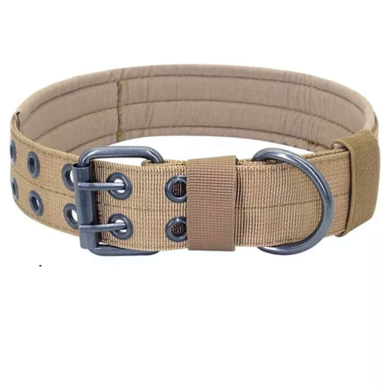 🇫🇷 Collier pour chien réglable – Nylon tactique réfléchissant, solide et idéal pour l’entraînement des grands chiens  🇬🇧 Adjustable Dog Collar – Reflective tactical nylon, strong and ideal for training large dogs
