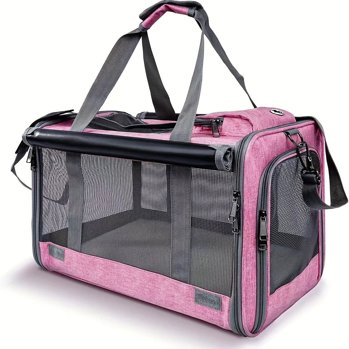 🇫🇷 Sac de transport souple pour chats moyens et grands – Confortable, sécurisé, idéal pour voiture, avion ou vétérinaire 🇬🇧 Soft Pet Carrier for Large & Medium Cats – Comfortable & Safe for Travel, Vet Visits or Car Rides