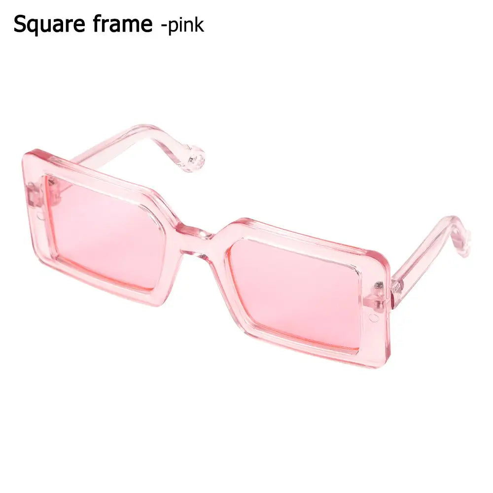 🇫🇷 Lunettes pour animaux – Accessoire photo amusant, lunettes carrées, rondes ou triangulaires pour chats & petits chiens | 🇬🇧 Pet Eyeglasses – Multicolor Square, Round & Triangle Glasses for Cats & Dogs Photo Props