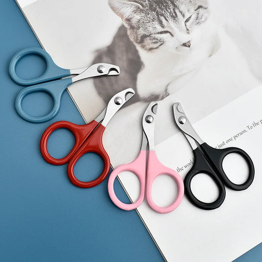 🇫🇷 Ciseaux à griffes pro pour chats et petits chiens – Coupe précise et sûre – Toilettage facile. 🇬🇧 Pro cat & small dog nail scissors – Safe, precise claw trimming – Easy grooming.
