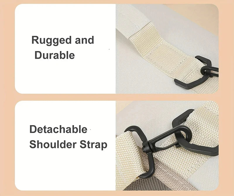 🇫🇷 Sac de transport portable pour chat & petit chien – Sac pliable et respirant pour voyages et sorties | 🇬🇧 Portable Pet Carrier Bag for Cats & Small Dogs – Foldable Breathable Travel & Shoulder Bag