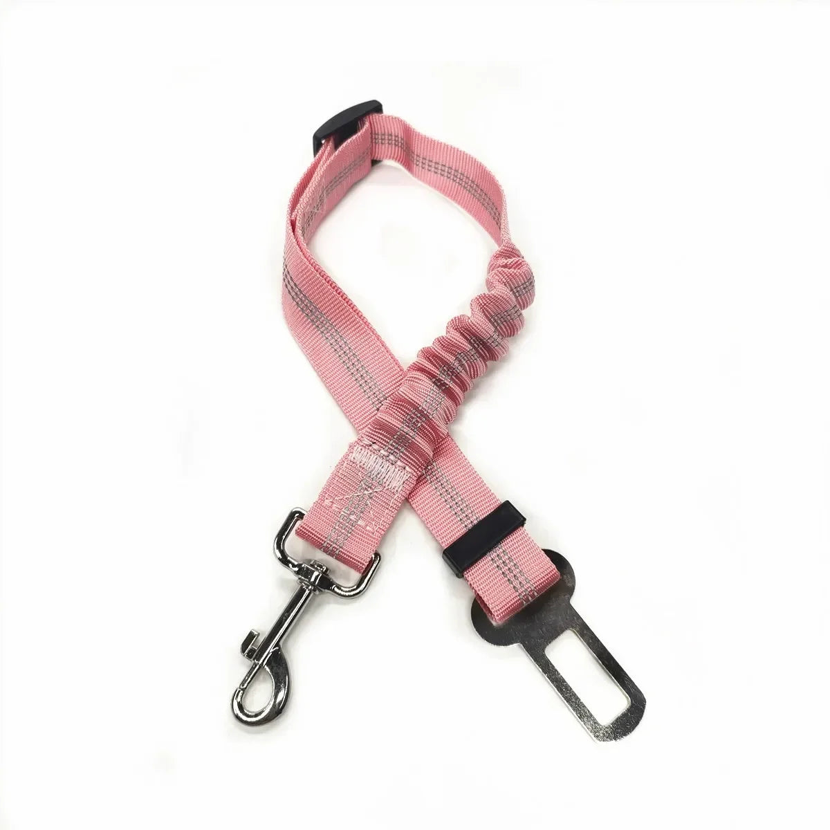🇫🇷 Ceinture de sécurité réglable pour chien et chat – Harnais auto avec clip universel pour voiture, maintien sûr et confortable. 🇬🇧 Adjustable dog & cat car seat belt – Universal clip harness for safe & comfy travel.