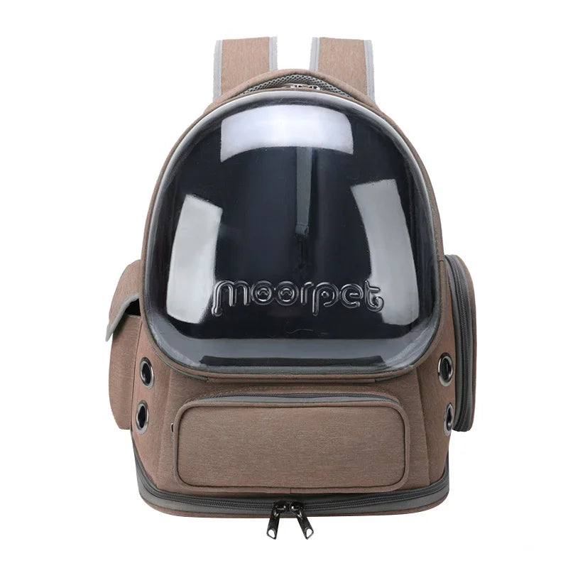 🇫🇷 Sac à dos transparent pour chat – Transporteur respirant pour chats et petits chiens, idéal pour voyages et sorties  🇬🇧 Transparent Cat Carrier Backpack – Breathable travel bag for cats & small dogs, perfect for outdoor trips