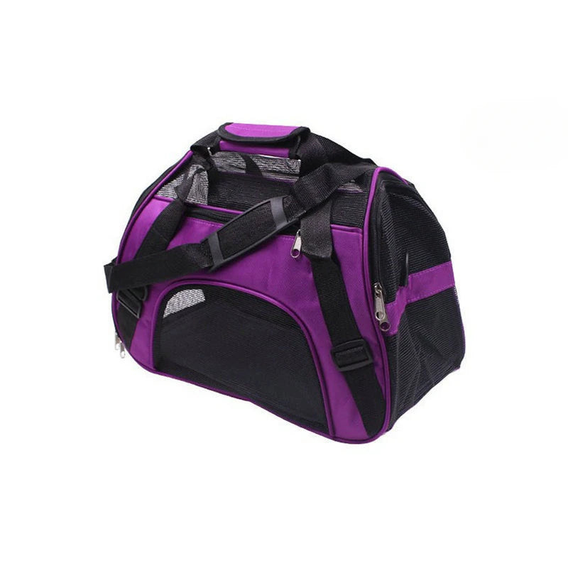 🇫🇷 Sac de transport portable pour chien et chat – Sac respirant en maille pour voyages et sorties  🇬🇧 Portable Dog & Cat Carrier Bag – Breathable mesh travel tote for pets