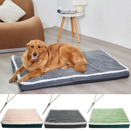 🇫🇷 Matelas pour chien & chat avec housse zippée – Coussin lavable et amovible, lit confortable pour petits et moyens animaux | 🇬🇧 Dog & Cat Bed Mat with Removable Zipper Cover – Washable Soft Cushion for Small & Medium Pets