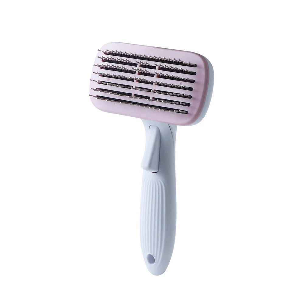 🇫🇷 Peigne anti-perte de poils pour chats et chiens – Dents douces à bouts ronds pour éviter les griffures – Outil de toilettage efficace. 🇬🇧 Cat & dog hair removal comb – Soft round needle tips prevent scratching – Effective grooming tool.