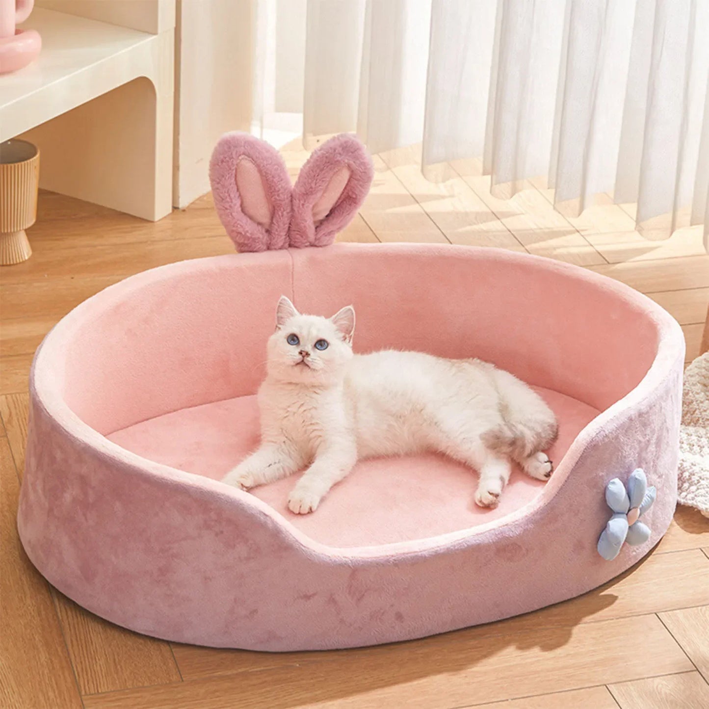 🇫🇷 Lit pour chien & chat ultra doux – Panier confortable, chaud, déhoussable et lavable, idéal toutes saisons | 🇬🇧 Soft Pet Bed – Very Soft, Comfortable & Warm Detachable Washable Dog & Cat Sleeping Mat for All Seasons