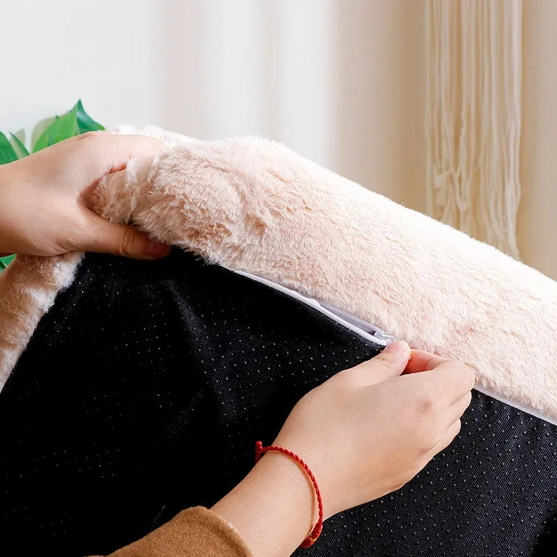 🇫🇷 Lit canapé de luxe pour chat – Nid d’hiver chaud et moelleux, en peluche confortable pour chiens et chats de petite à moyenne taille 🇬🇧 Luxury Cat Sofa Bed – Winter Warm Plush Nest for Small & Medium Cats and Dogs, Super Soft and Cozy