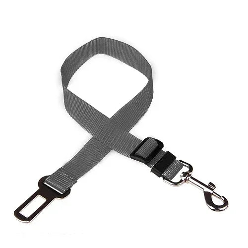 🇫🇷 Ceinture de sécurité réglable pour chien et chat – Harnais auto avec clip universel pour voiture, maintien sûr et confortable. 🇬🇧 Adjustable dog & cat car seat belt – Universal clip harness for safe & comfy travel.