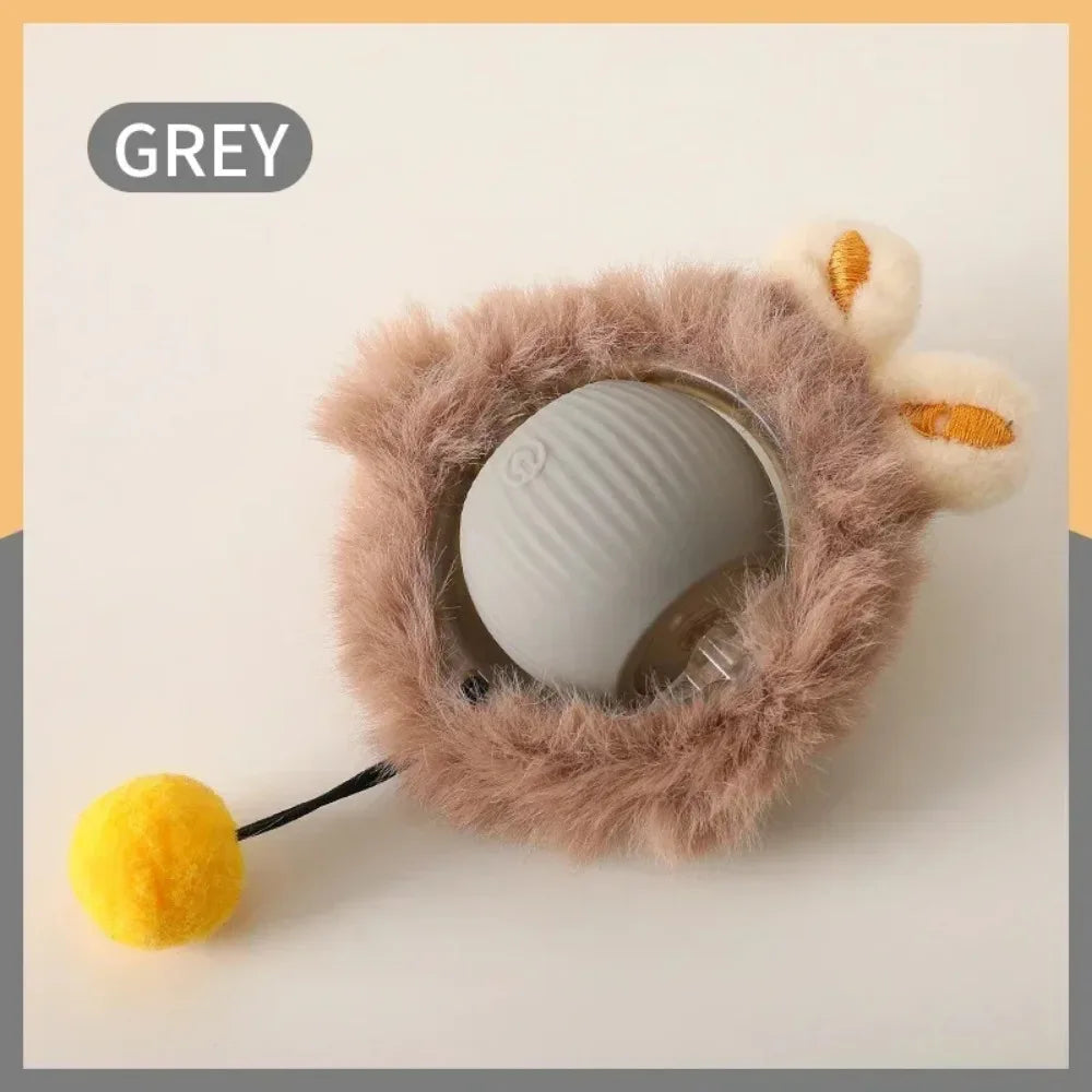 🇫🇷 Balle interactive intelligente pour chat – Jouet électronique automatique, roule toute seule et stimule l’instinct de chasse. 🇬🇧 Smart interactive cat ball – Automatic rolling electronic toy for indoor play & hunting fun.