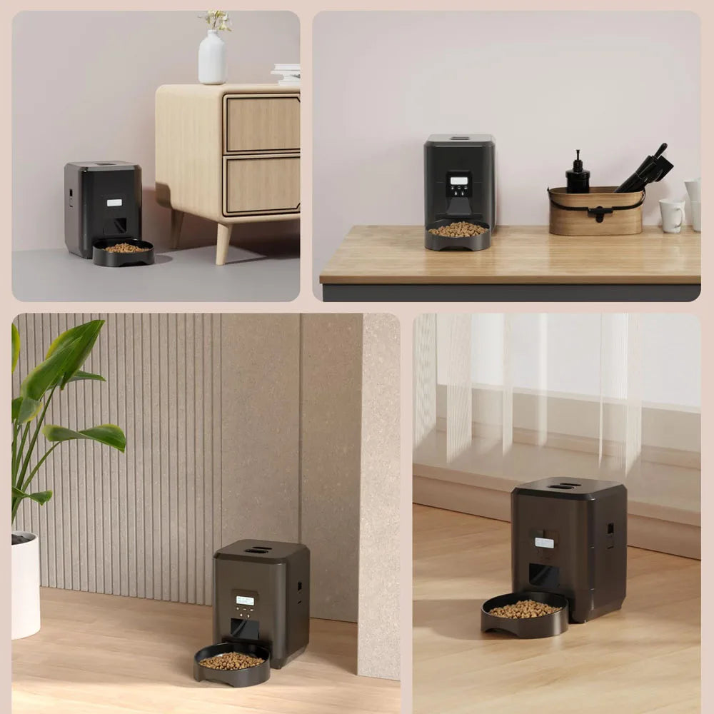 🇫🇷 Distributeur automatique 2L pour chien et chat – Nourrisseur intelligent à portions réglables pour alimentation régulière 🇬🇧 2L Smart Pet Feeder – Automatic Food Dispenser with Timed & Measured Feeding for Cats and Dogs