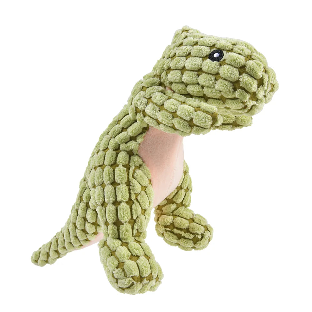 🇫🇷 Jouet dinosaure en peluche pour chiens et chats – Interactif, à mâcher, adapté aux petits chiens. 🇬🇧 Plush dinosaur toy for cats & dogs – Interactive chew toy, suitable for small dogs.
