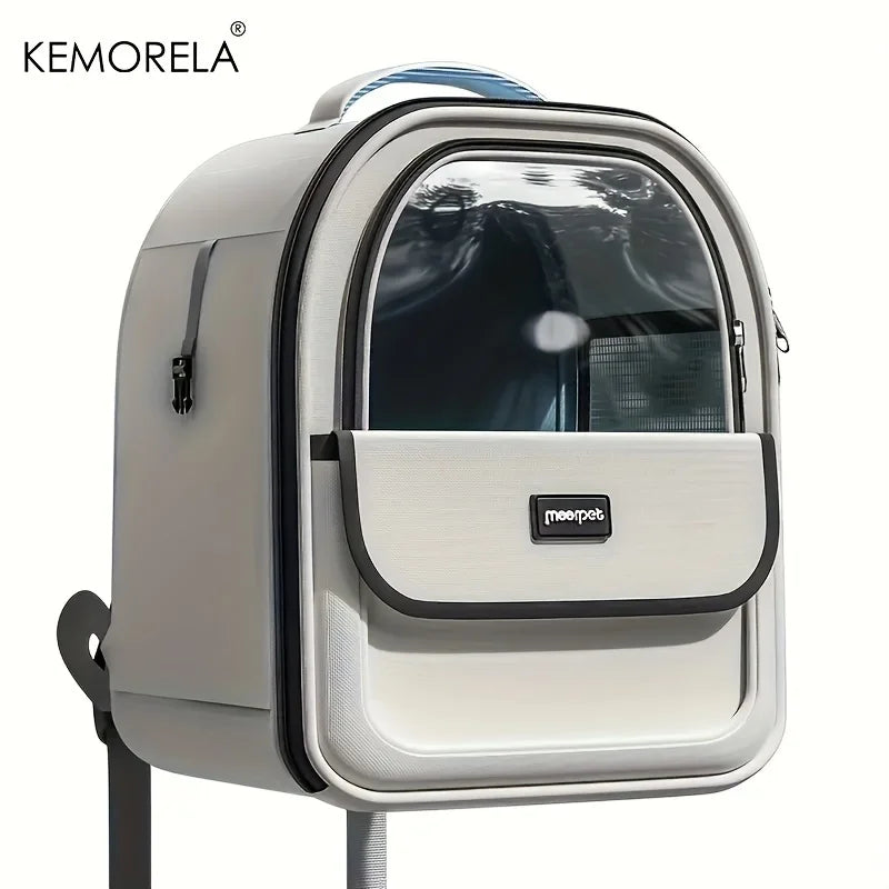 🇫🇷 Sac à dos transparent pour animaux – Capsule rigide respirante pour chats et petits chiens, idéal pour les sorties et voyages 🇬🇧 Transparent Pet Backpack – Breathable Capsule Carrier for Cats & Small Dogs, Perfect for Outdoor Travel