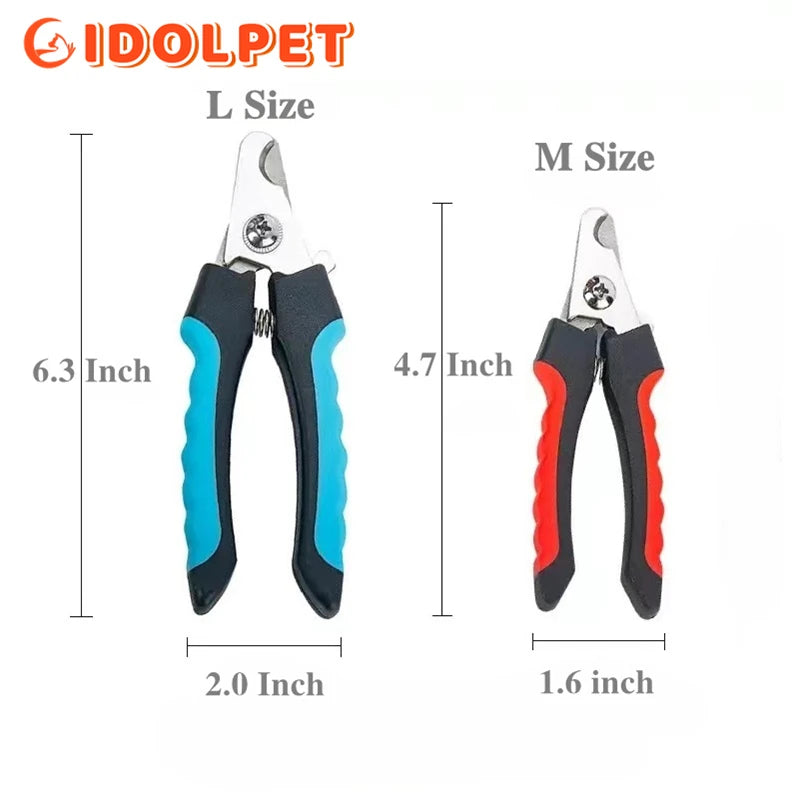 🇫🇷 Coupe-griffes pro avec butée de sécurité – Acier inoxydable – Pour chats et chiens, soin des griffes et toilettage. 🇬🇧 Pro nail clipper with safety guard – Stainless steel – For cats & dogs, claw care and grooming.