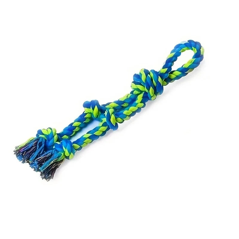 🇫🇷 Jouet à nœud résistant pour chiens moyens/grands – Mâchage & tir à la corde. 🇬🇧 Durable knot toy for medium/large dogs – Chew & tug.