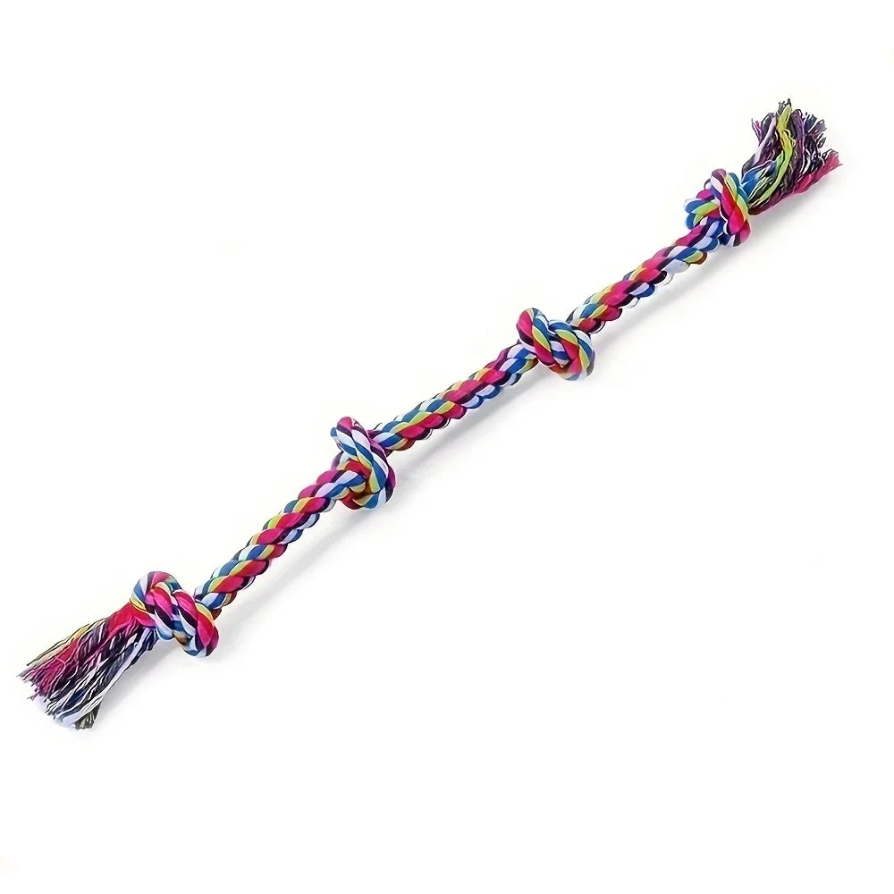 🇫🇷 Jouet à nœud résistant pour chiens moyens/grands – Mâchage & tir à la corde. 🇬🇧 Durable knot toy for medium/large dogs – Chew & tug.