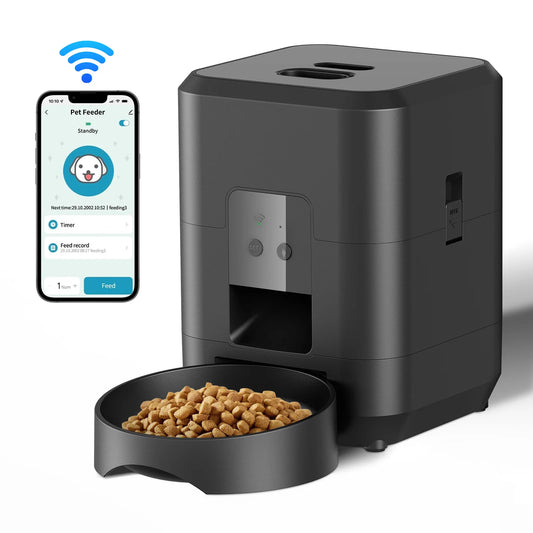 🇫🇷 🍽️ Nourriture programmée et lente – évite les excès ⏱️ Contrôle du temps – pour chiens et chats 🇬🇧 🍽️ Timed & slow feeding – avoids overeating ⏱️ Time control – for cats & dogs
