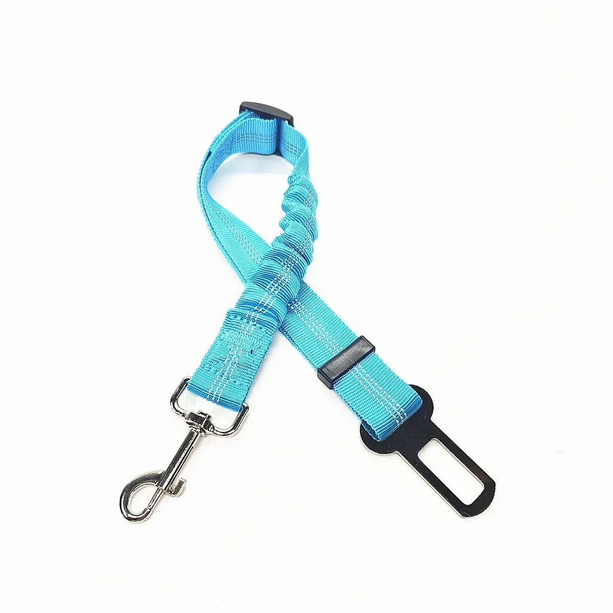 🇫🇷 Ceinture de sécurité réglable pour chien et chat – Harnais auto avec clip universel pour voiture, maintien sûr et confortable. 🇬🇧 Adjustable dog & cat car seat belt – Universal clip harness for safe & comfy travel.
