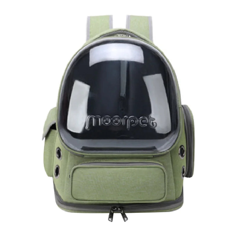 🇫🇷 Sac à dos transparent pour chat – Transporteur respirant pour chats et petits chiens, idéal pour voyages et sorties  🇬🇧 Transparent Cat Carrier Backpack – Breathable travel bag for cats & small dogs, perfect for outdoor trips