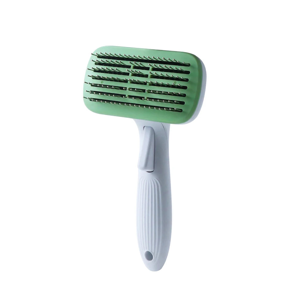 🇫🇷 Peigne anti-perte de poils pour chats et chiens – Dents douces à bouts ronds pour éviter les griffures – Outil de toilettage efficace. 🇬🇧 Cat & dog hair removal comb – Soft round needle tips prevent scratching – Effective grooming tool.
