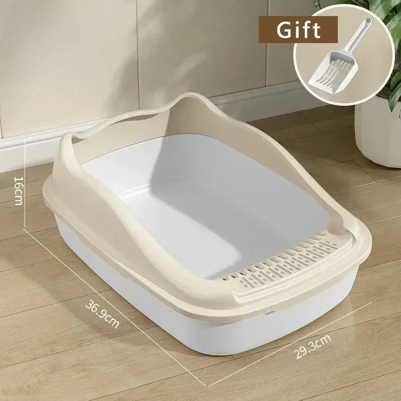 🇫🇷 Bac à Litière pour Chat – Petit Modèle, Bac à Sable Anti-Éclaboussures pour Chaton | 🇬🇧 Small Cat Litter Box – Compact Kitty Sandbox, Anti-Splash Cats Toilet