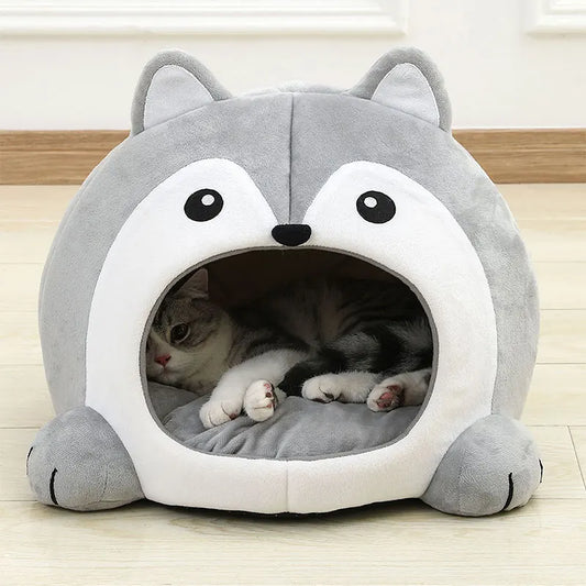 🇫🇷 Lit pour chat ultra doux – Panier maison cosy, coussin canapé, tente ou grotte pour chaton ou petit chien 🇬🇧 Ultra Soft Cat Bed – Cozy Basket, House, Sofa Cushion or Tent Cave for Kittens & Small Dogs